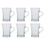 Satz von 6 Bechern aus gehärtetem Glas 170ml