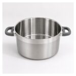 Edelstahl Stieltopf Ø16 cm m. Deckel