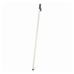 Aluminium Stiel Weiß 120 cm