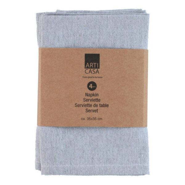 Serviette Grau 35 x 35 cm