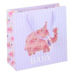 Geschenktüte Baby Elefant 25 x 25 cm