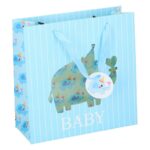 Geschenktüte Baby Elefant 25 x 25 cm – Bild 3