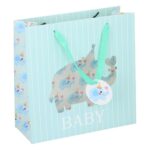 Geschenktüte Baby Elefant 25 x 25 cm – Bild 4
