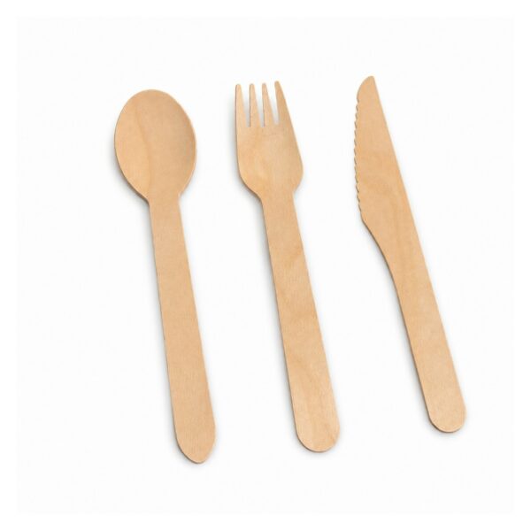 Besteckset Holz