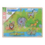 Tier Steckpuzzle 9 Teile