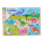 Tier Steckpuzzle 9 Teile – Bild 3