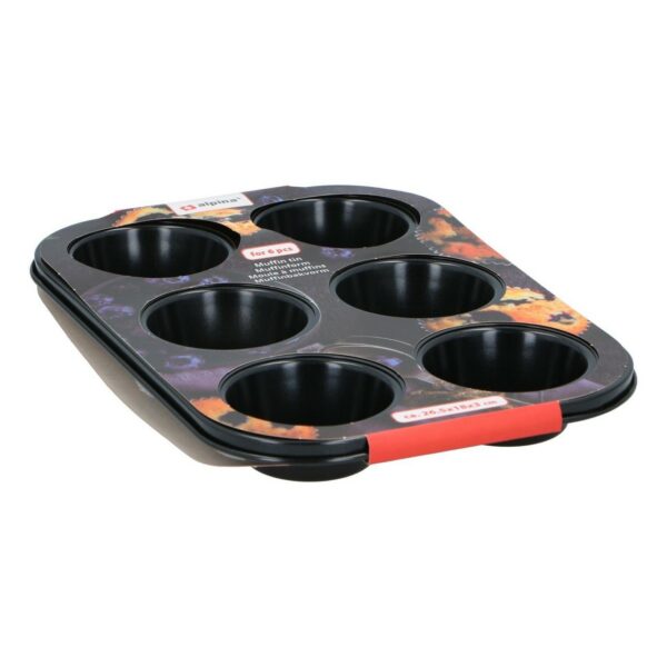 Muffinform Schwarz Antihaft