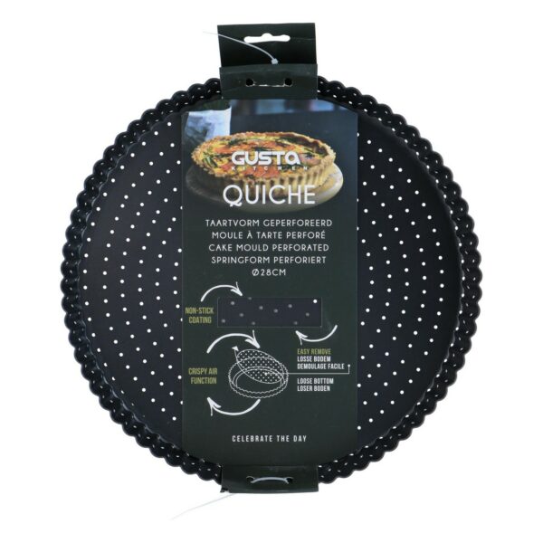Perforierte Quiche-Kuchenform Ø28cm