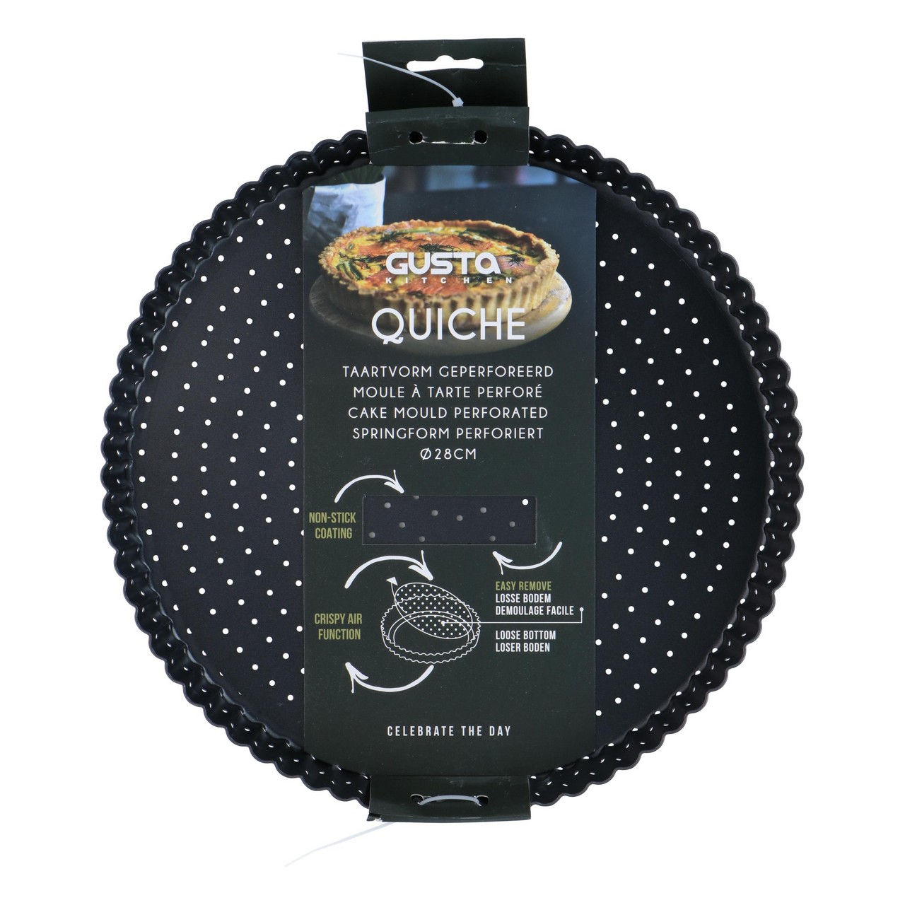 871262840579_1.jpg Perforierte Quiche-Kuchenform Ø28cm – Bild 1