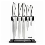 Messerset mit Glas Ständer 6-tlg. – Bild 2