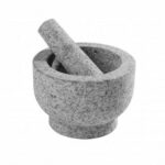 AXENTIA Mörser aus Granit mit Stößel ca. Ø 15 cm