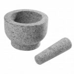 AXENTIA Mörser aus Granit mit Stößel ca. Ø 15 cm – Bild 2
