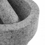 AXENTIA Mörser aus Granit mit Stößel ca. Ø 15 cm – Bild 5