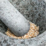 AXENTIA Mörser aus Granit mit Stößel ca. Ø 15 cm – Bild 7