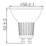 NOXION Lampe PerfectColor GU10 3W 2700K Dimmbar – Bild 3