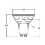 LEDVANCE Lampe Spot GU10 4.3W 2700K – Bild 3