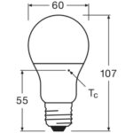 LEDVANCE Lampe E27 8.5W 2700K – Bild 3