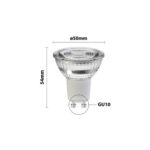 NOXION Lampe Spot GU10 3.6W 3000K – Bild 4