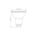 NOXION Lampe Spot GU10 3.6W 4000K – Bild 4