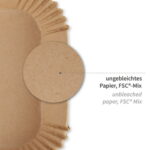 Heißluftfritteuse Backpapier 16 x 16 100 Stk. – Bild 2