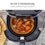 Heißluftfritteuse Backpapier 16 x 16 100 Stk. – Bild 6