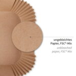 Heißluftfritteuse Backpapier 14 x 22 100 Stk. – Bild 2