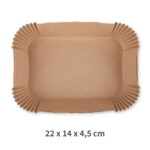 Heißluftfritteuse Backpapier 14 x 22 100 Stk. – Bild 4