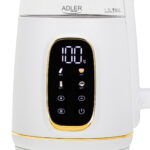 ADLER Wasserkocher mit Digitalanzeige, Weiß – Bild 2