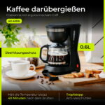 ADLER Filterkaffeemaschine schwarz – Bild 12