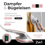ADLER Dampfglätter & Bügeleisen 2-in-1 – Bild 12