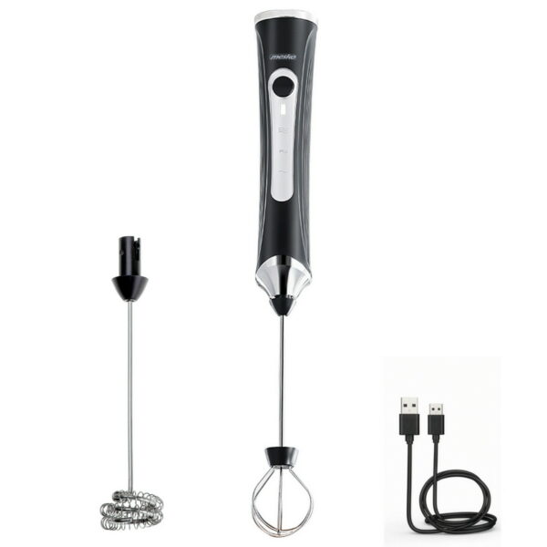 MESKO Wiederaufladbarer Milchaufschäumer 2 in 1
