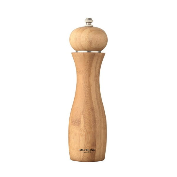 MICHELINO Manuelle Gewürzmühle Bambus ca. 21,5 cm