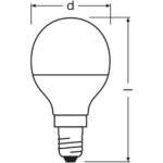 LEDVANCE Lampe E14 (P40) 4.9W 400K – Bild 3