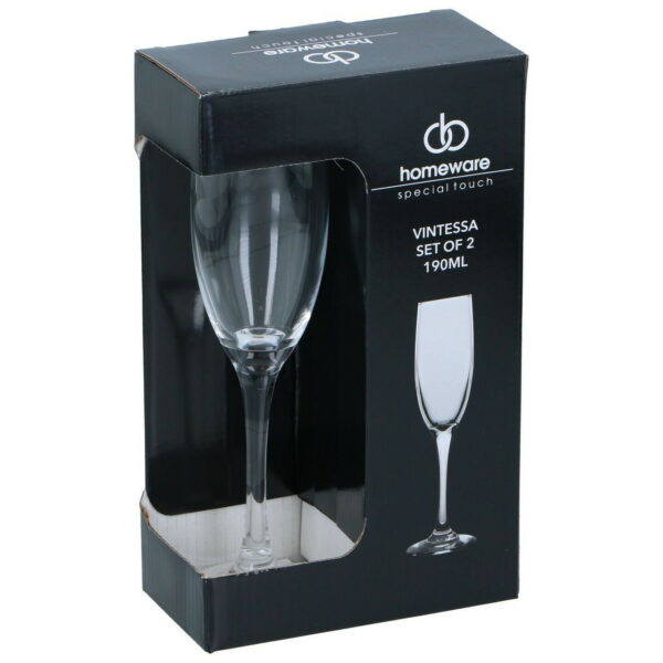 HOMEWARE Champagnergläser Vintesse 2er-Set