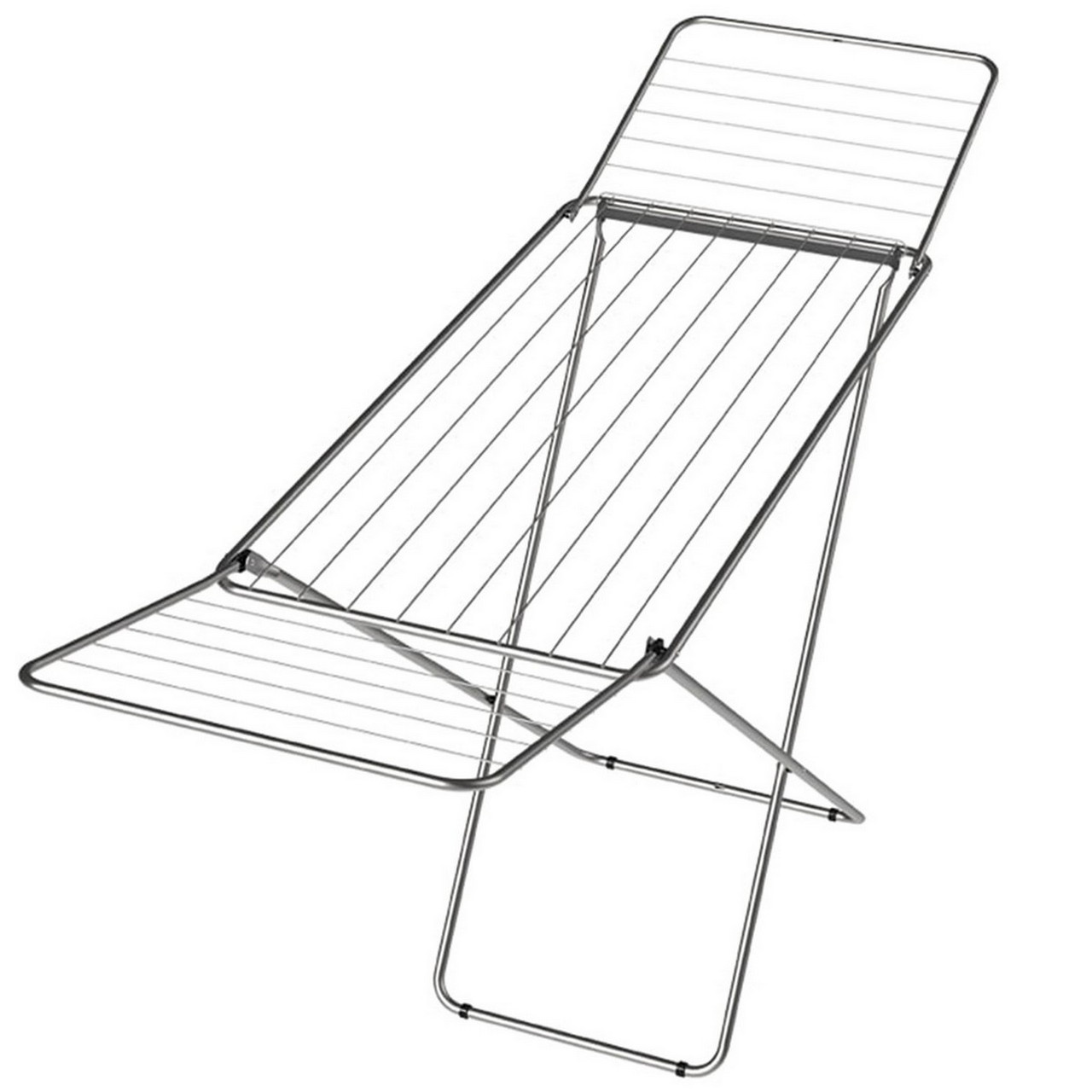 70029.jpg Wäscheständer Silber mit Sliding System – Bild 1