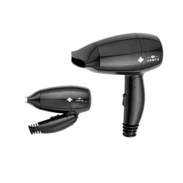 Reisehaartrockner 1000 W Schwarz