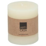 Rustikale Kerze Creme