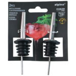 ALPINA Flaschenausgießer Edelstahl 2er-Set – Bild 2