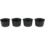 ALPINA Airfryer-Silikonformen 4er-Set 8 × 8 cm