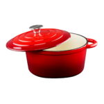 ALPINA Gusseisen-Kasserolle 3,8 L Rot – Bild 2