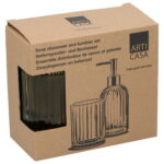 ARTI CASA Seifenspender & Zahnputzbecher Set