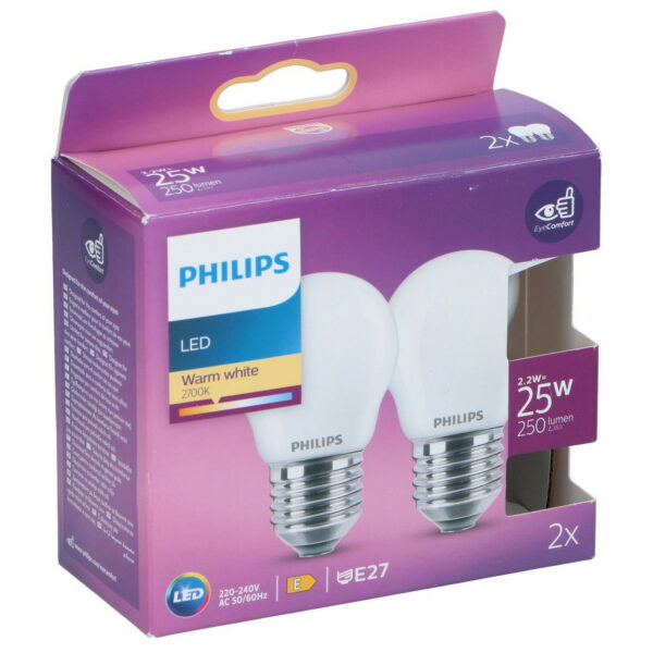 PHILIPS LED-Lampen E27 250 lm 2er-Pack